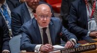 Wassili Nebensja, UN-Botschafter Russlands, warnt nach dem US-Angriff auf den Iran vor 