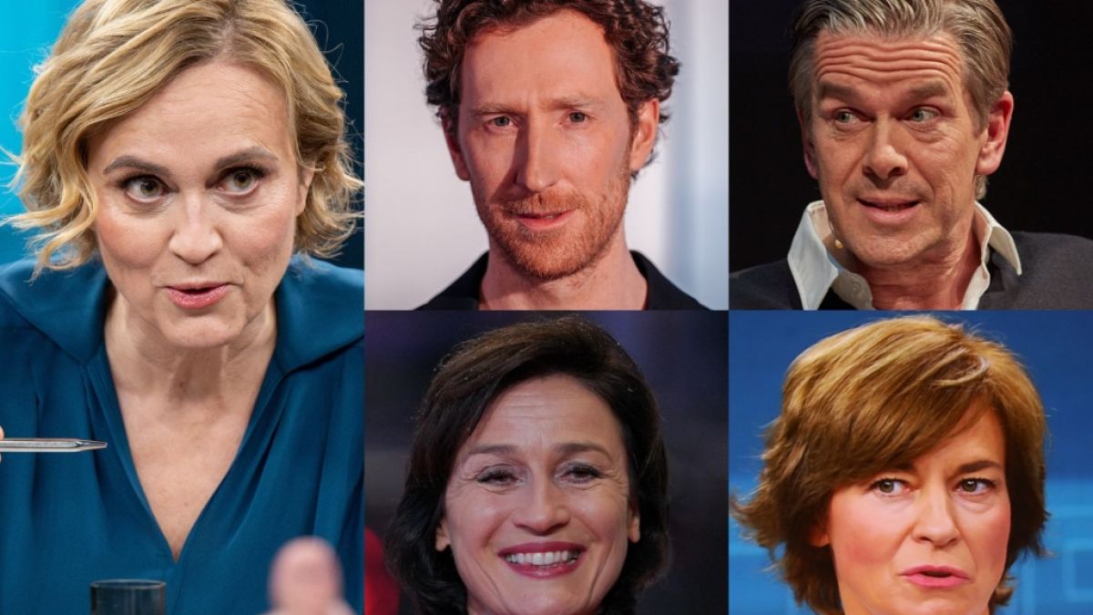 Im Sommer 2025 machen sich Caren Miosga, Louis Klamroth, Markus Lanz, Sandra Maischberger und Maybrit Illner erneut einige Wochen mit ihren Polittalks im TV-Programm rar. Im Sommer 2025 machen sich Caren Miosga, Louis Klamroth, Markus Lanz, Sandra Maischberger und Maybrit Illner erneut einige Wochen mit ihren Polittalks im TV-Programm rar. (Foto)