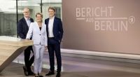 Matthias Deiß, Anna Engelke und Markus Preiß (v.l.n.r.) moderieren im Wechsel die ARD-Sommerinterviews von 