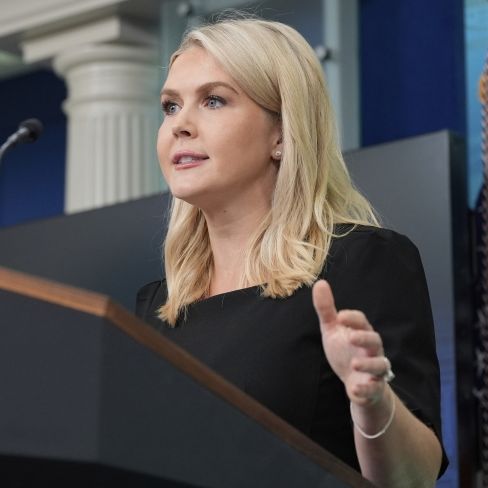 Trump-Sprecherin für Auftritt im Weißen Haus verspottet