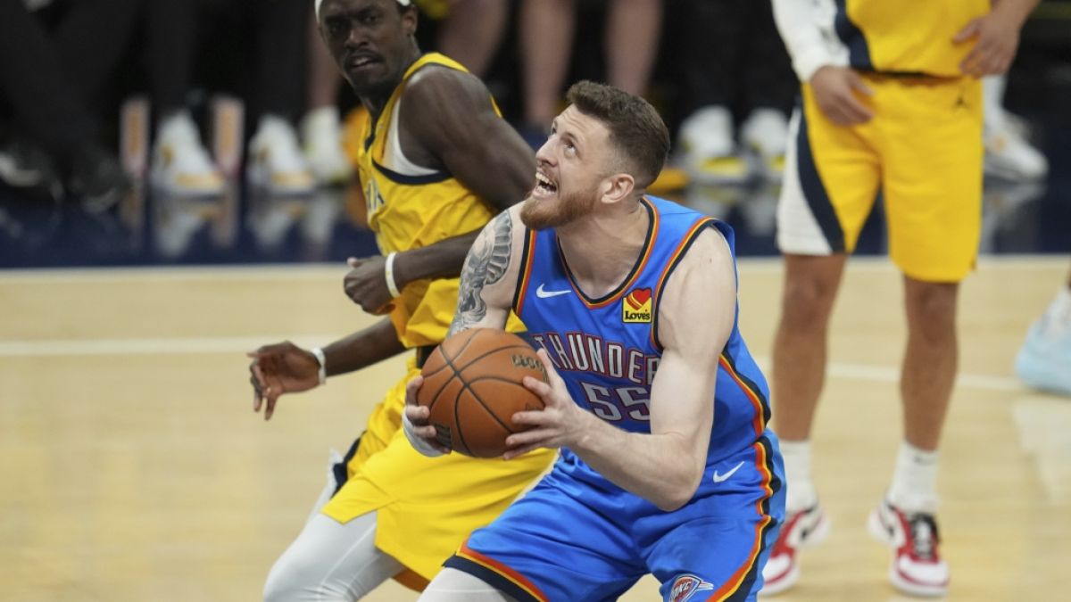 Isaiah Hartenstein hat sich mit dem Titelgewinn in der NBA-Meisterschaft 2025 mit den Oklahoma City Thunder einen Platz in der Basketball-Geschichte gesichert. (Foto)