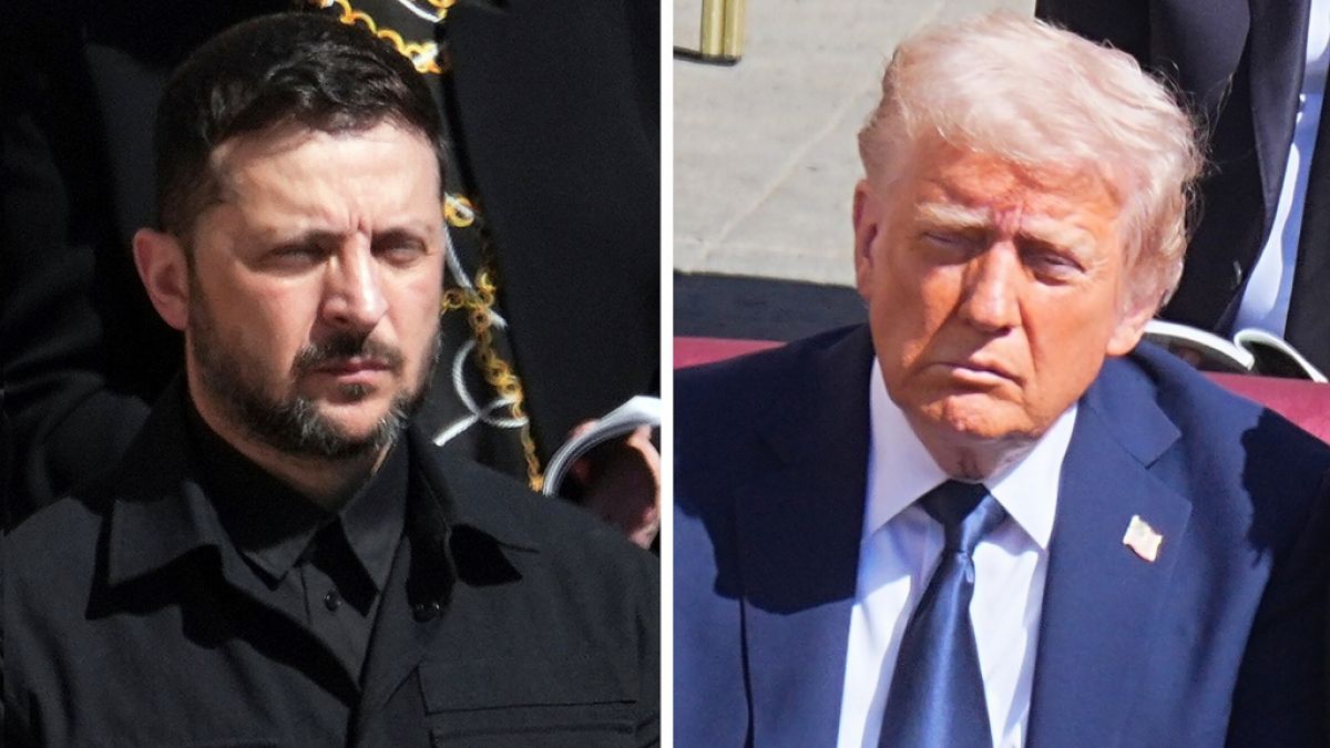 Der russische General Apti Alaudinow hat eine Prognose zu Donald Trumps weiterer Unterstützung für Ukraine-Präsident Wolodymyr Selenskyj abgegeben. Der russische General Apti Alaudinow hat eine Prognose zu Donald Trumps weiterer Unterstützung für Ukraine-Präsident Wolodymyr Selenskyj abgegeben. (Foto)