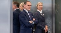 Sie dürfen sich freuen: Tino Chrupalla (l), AfD-Bundesvorsitzender und Fraktionsvorsitzender der AfD, und Alice Weidel, Fraktionsvorsitzende der AfD, bekommen eine satte Gehaltserhöhung.