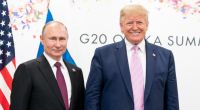 Nach seinem Trump-Telefonat ließ Putin (links) seine Todes-Raketen starten.
