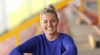 Christina Graf berichtet als Fußball-Kommentatorin über die Frauen-EM.