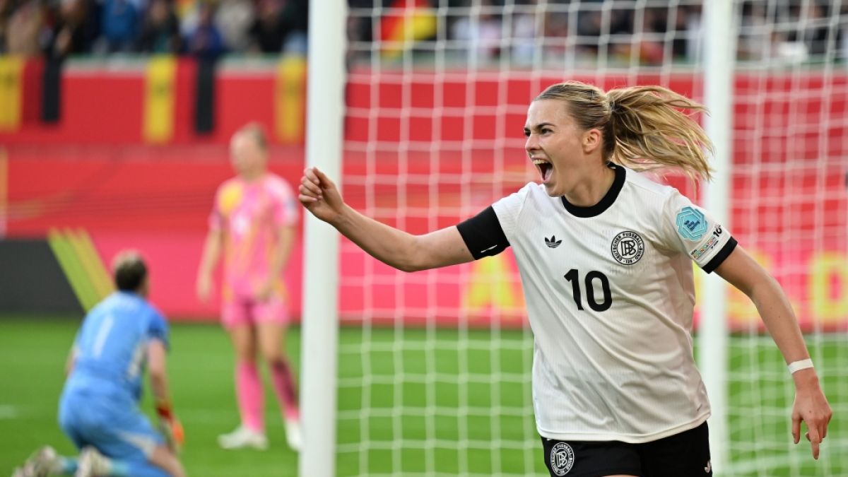 Laura Freigang zählt zum DFB-Kader für die Frauenfußball-EM 2025. Laura Freigang zählt zum DFB-Kader für die Frauenfußball-EM 2025. (Foto)