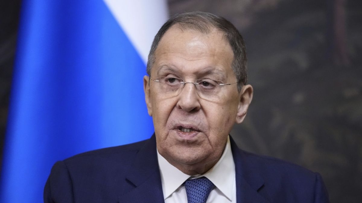 Sergej Lawrow stellt schamlose Forderungen für ein Kriegsende. (Foto)