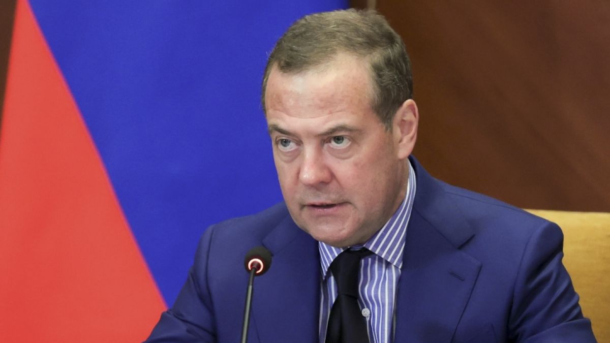 Dmitri Medwedew (Foto) hat sich über Donald Trump ausgelassen. (Foto)