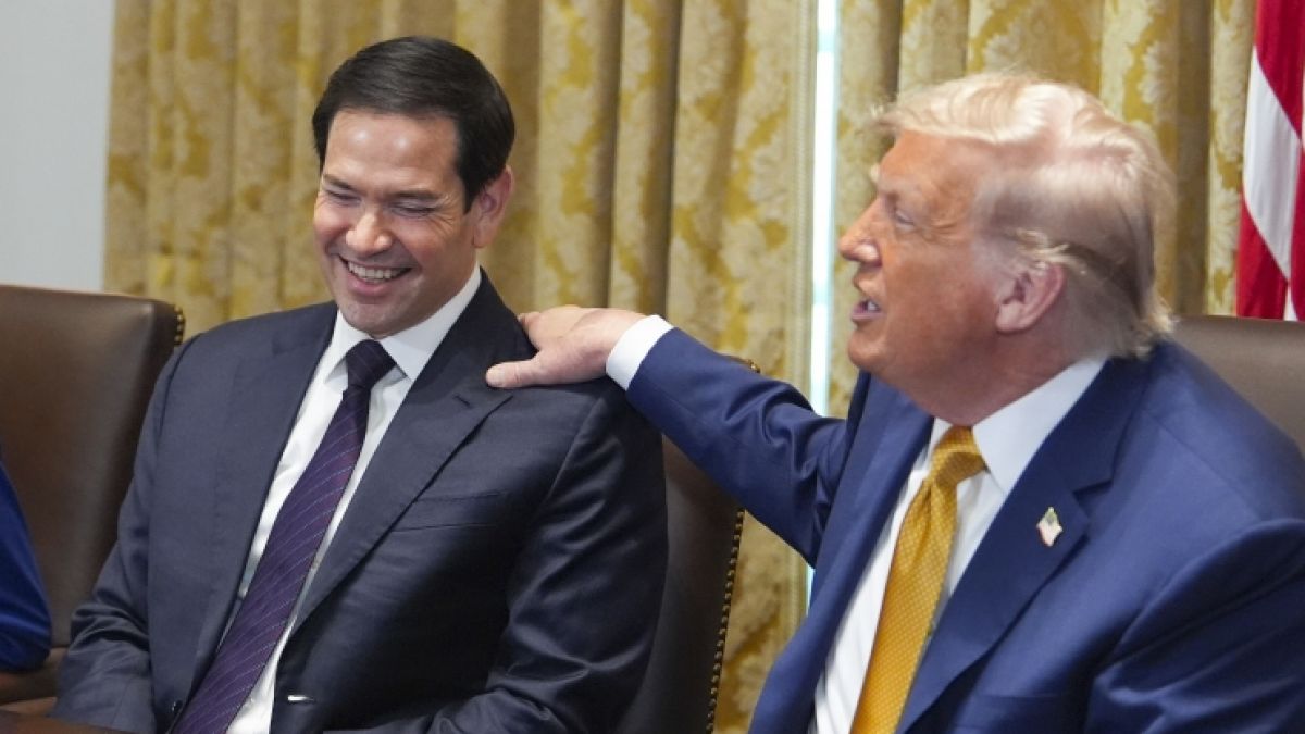 Donald Trump sorgt mit dem Gebrauch eines speziellen Wortes für Gelächter. (Foto)