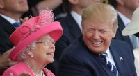 Queen Elizabeth II. und Donald Trump