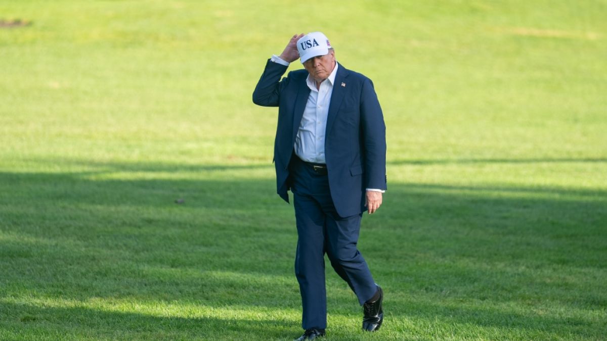 Die Zustimmungswerte für Donald Trump sinken in zwei wichtigen Swing States. (Foto)