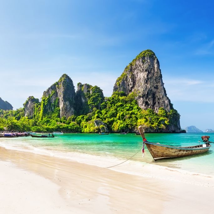 Temperaturen des Indischen Ozeans und in Thailand im Überblick