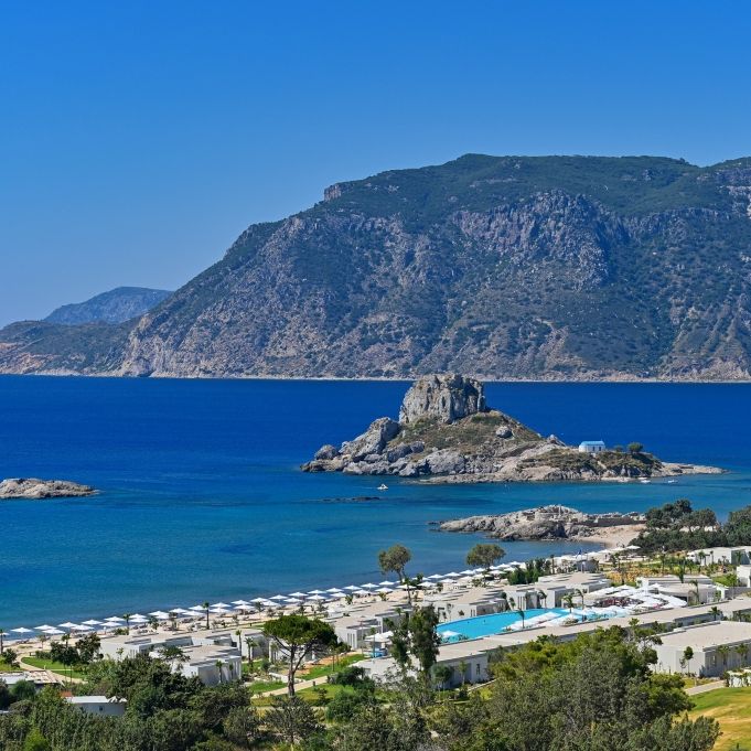 Die griechische Insel Kos nahe der türkischen Küste ist immer eine Reise wert.