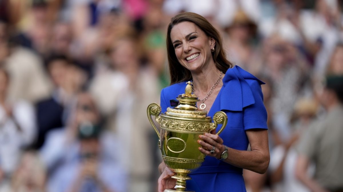 Prinzessin Kate strahlte in Wimbledon wie lange nicht mehr. (Foto)