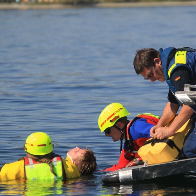 Person durch DLRG in Neuenkirchen gerettet