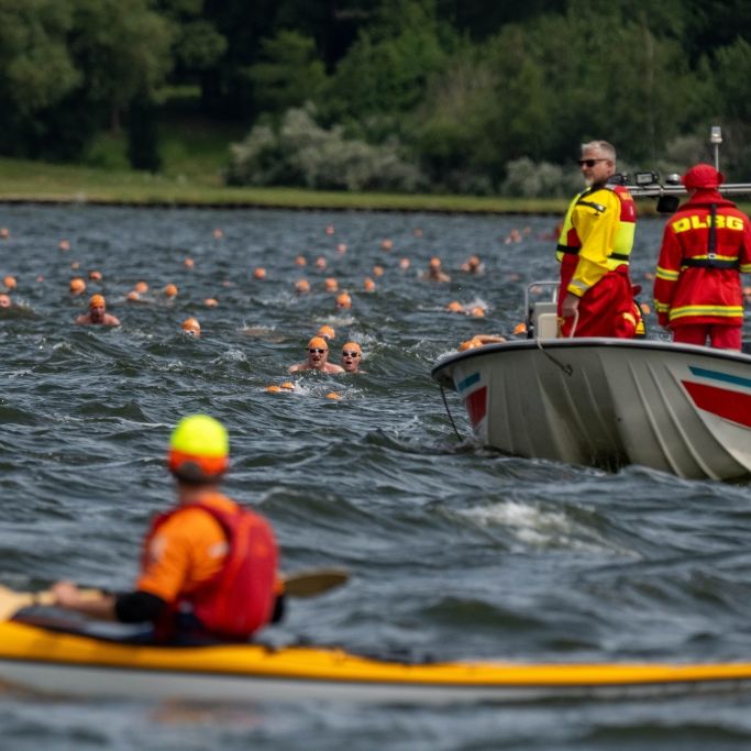 Einsatz der DLRG bei Veranstaltung am Tegernsee