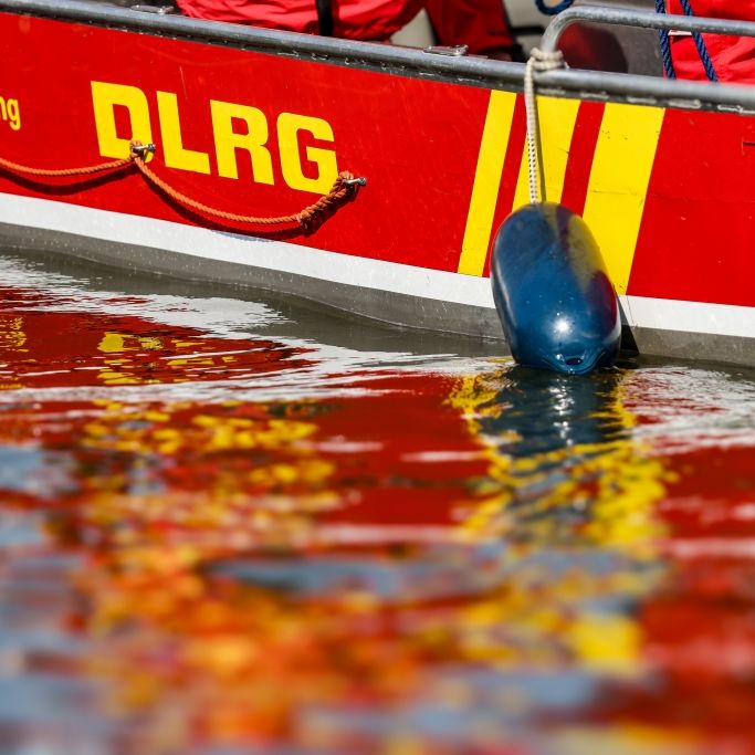 Die DLRG meldete einen Einsatz (Symbolbild).