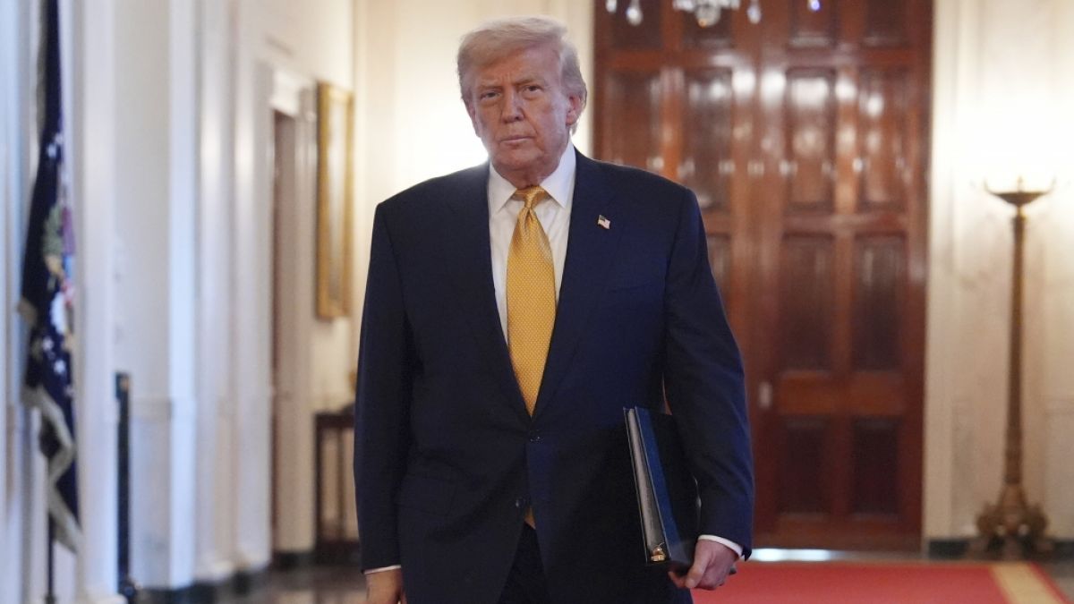 Donald Trumps Zustimmungsrate befindet sich im Sinkflug. (Foto)