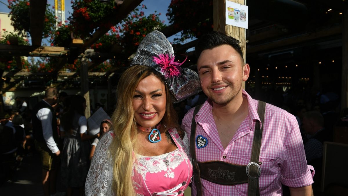 Jasmin Herren und ihr Freund Philipp Bender beim Oktoberfest 2023. (Foto)