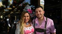 Jasmin Herren und ihr Freund Philipp Bender beim Oktoberfest 2023.