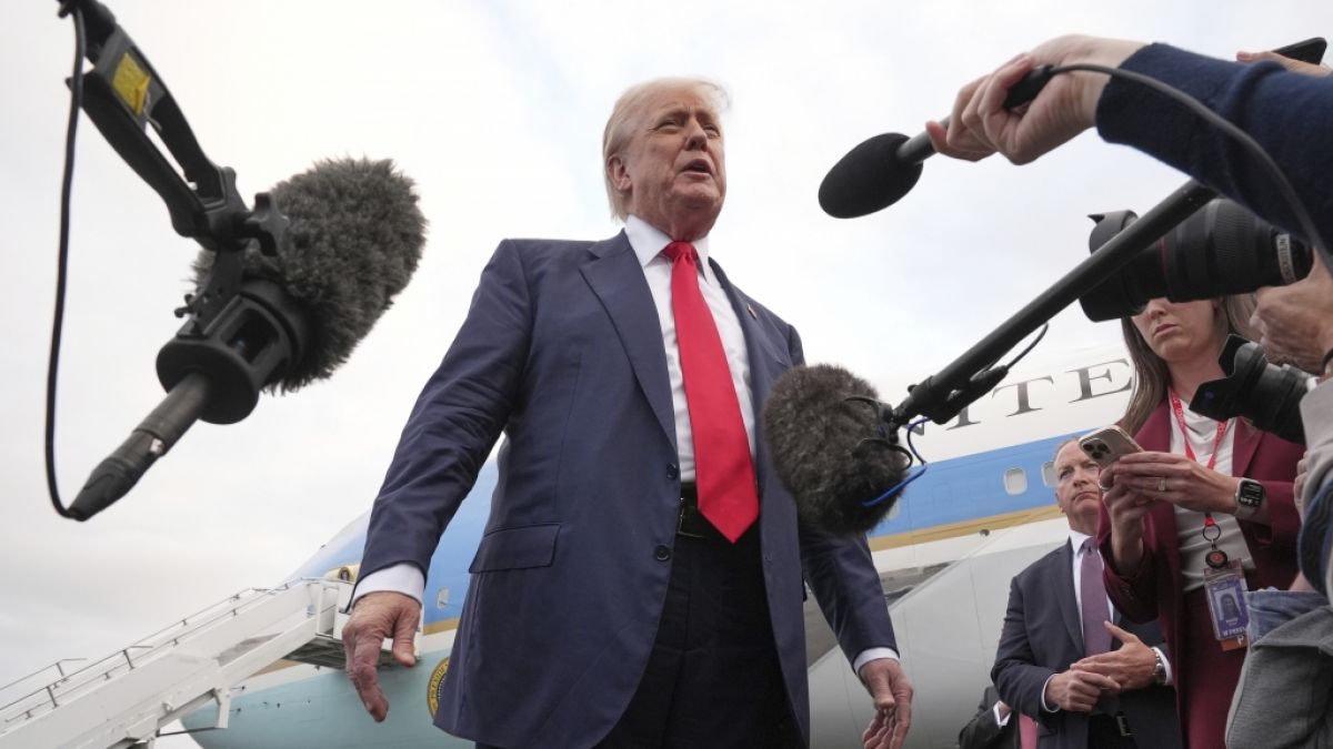 Nach seiner Ankunft in Schottland übte Donald Trump scharfe Kritik an Europa. (Foto)