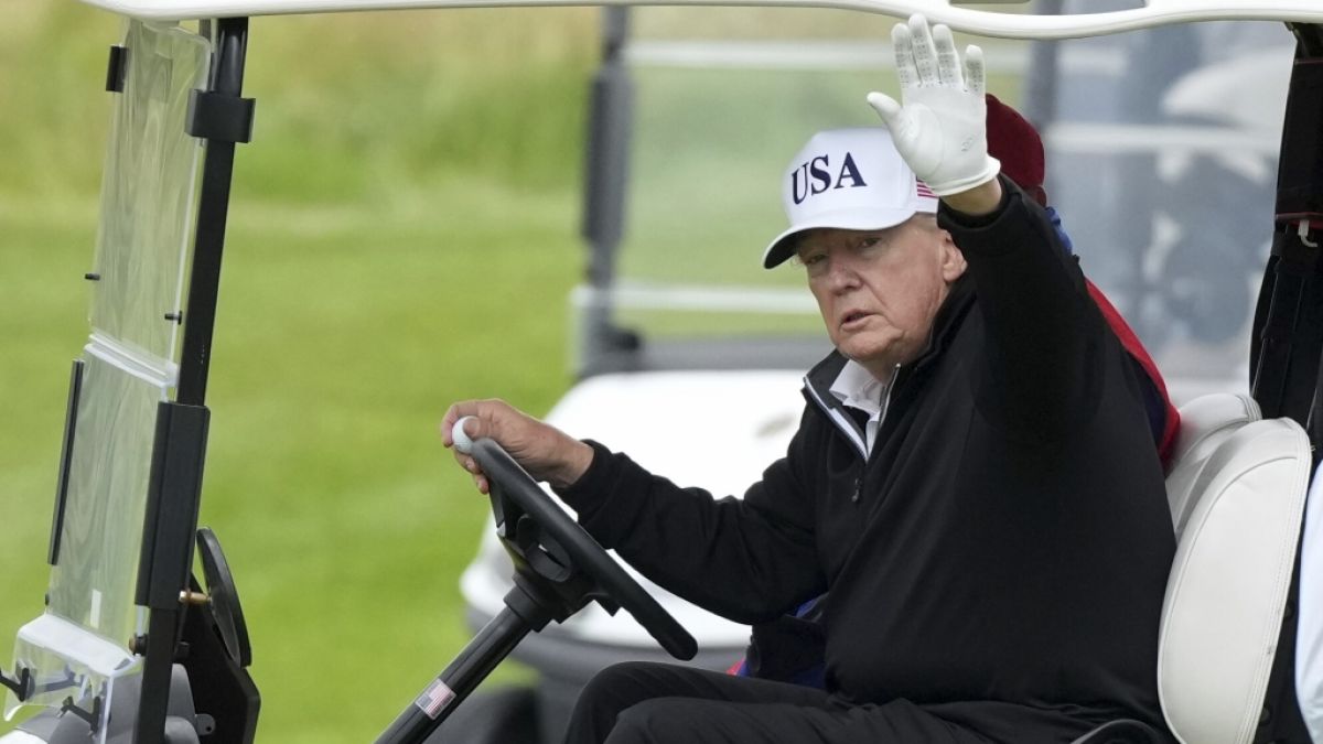 Donald Trump: Nukleare Karte warnt - so gefährlich lebt er in Schottland. (Foto)