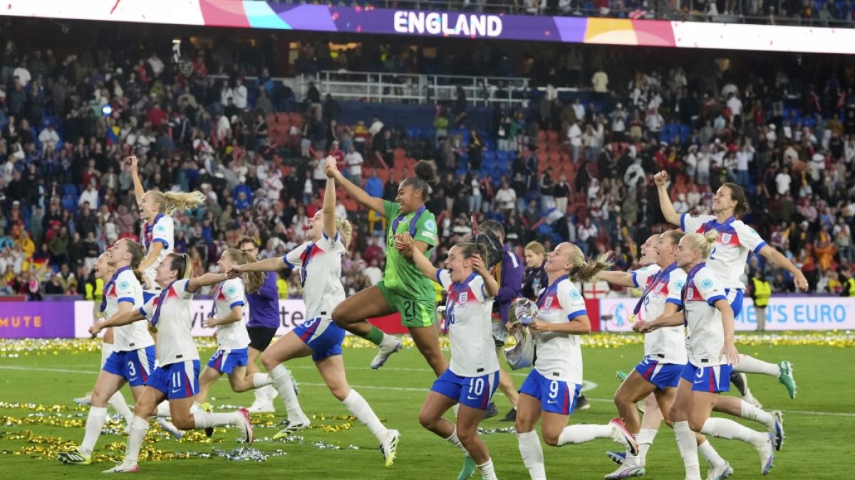 Englands Fußballfrauen holten sich den EM-Titel im Finale gegen Spanien. Englands Fußballfrauen holten sich den EM-Titel im Finale gegen Spanien. (Foto)