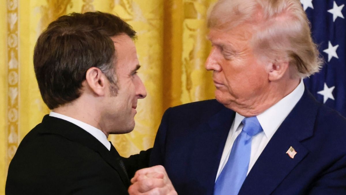 Emmanuel Macron und Donald Trump (Foto)
