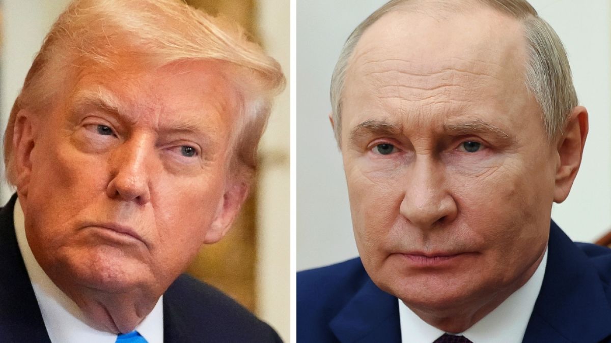 Für Wladimir Putin stehen der Einschätzung von Wolodymyr Selenskyj zufolge beim Gipfeltreffen mit Donald Trump keinesfalls Friedensabsichten im Ukraine-Krieg, sondern ausschließlich eigennützige Propaganda-Ziele im Vordergrund. (Foto)