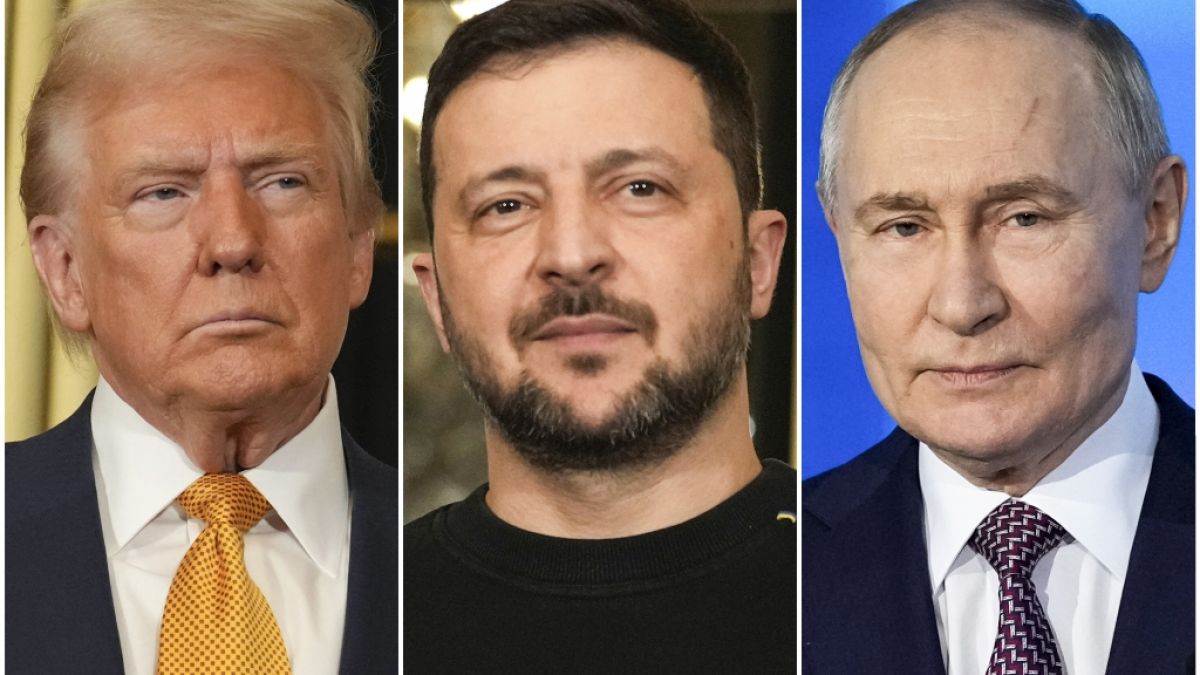 Die Gespräche über mögliche Friedenslösungen im Ukraine-Krieg werden am 15. August 2025 in Alaska zwischen Donald Trump und Wladimir Putin, allerdings ohne Ukraine-Präsident Wolodymyr Selenskyj, über die Bühne gehen. (Foto)
