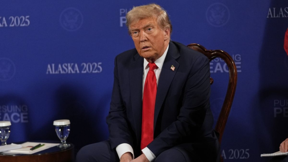 Donald Trump traf Putin am 15. August in Alaska. (Foto)