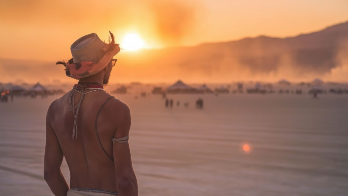 Burning Man 2025: Gewaltiger Sandsturm sorgt für Ausnahmezustand.  (Foto)