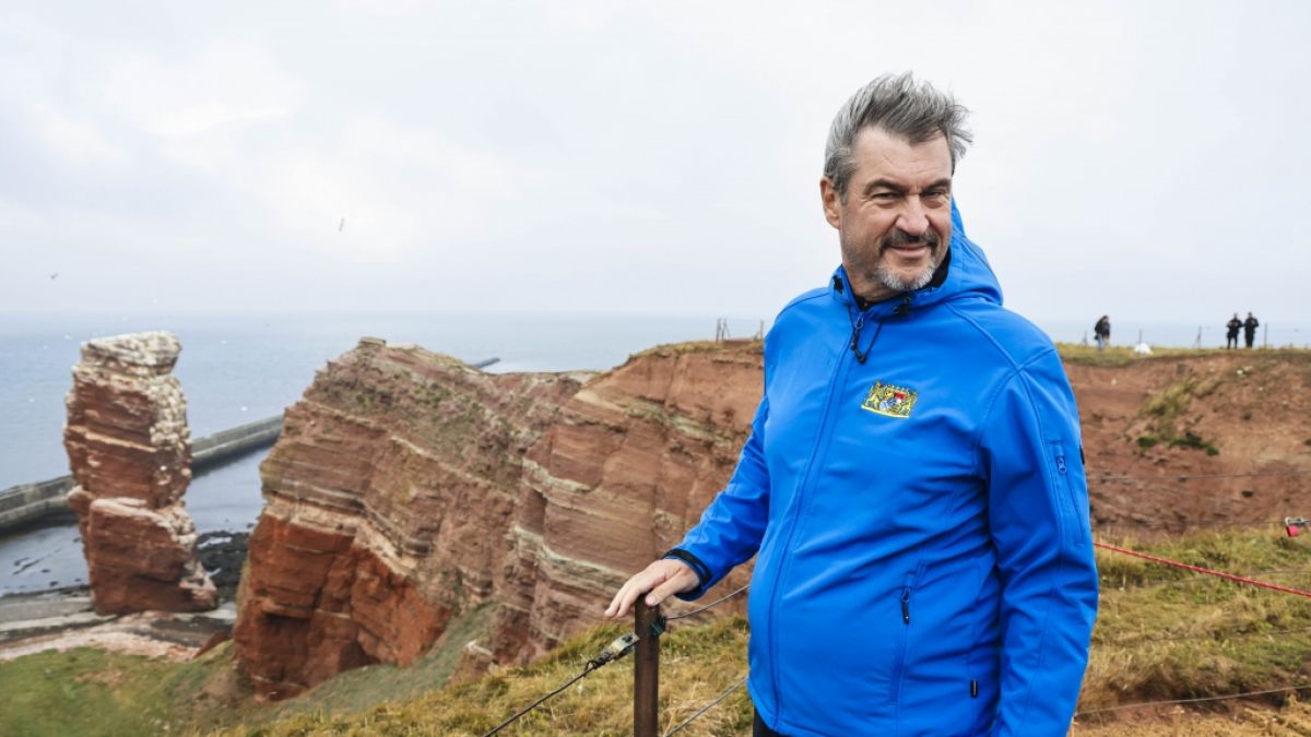 Markus Söder verweilte zwei Tage lang auf Helgoland. (Foto)
