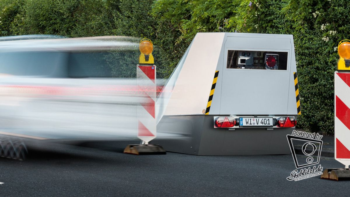 Achtung auch in Baustellen: Mobile Blitzer wie dieser Enforcement Trailer können überall aufgestellt sein. (Symbolbild) (Foto)
