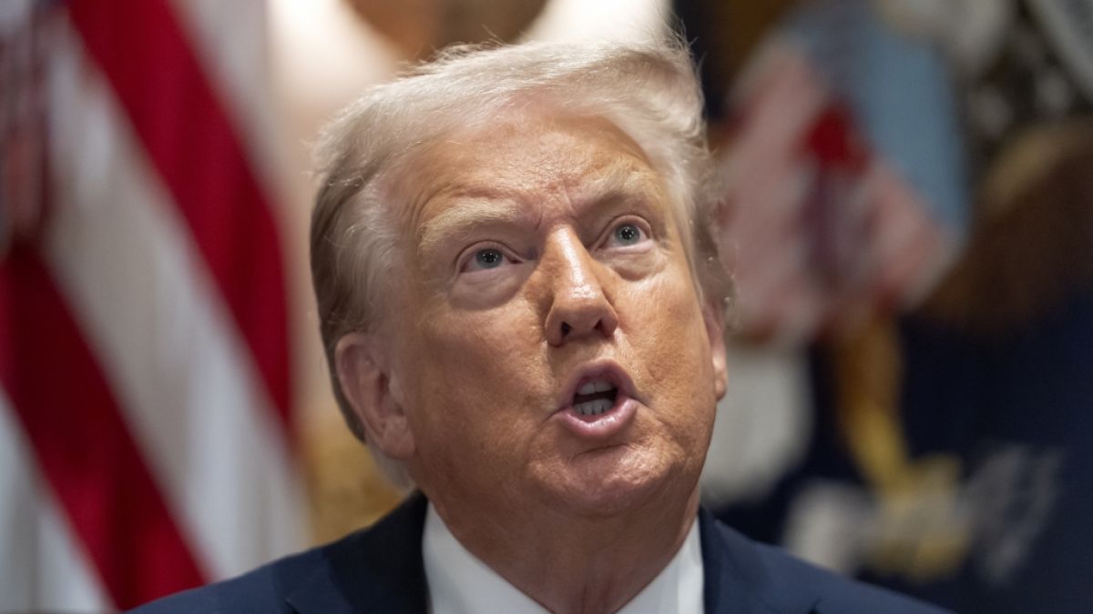 Donald Trump behauptete, die Ukraine habe den Krieg begonnen. (Foto)