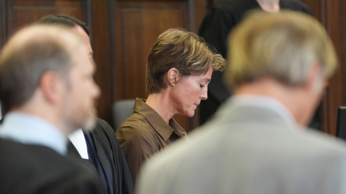 Christina Block steht im Prozess wegen mutmaßlicher Kindesentführung im Landgericht Hamburg. (Foto)