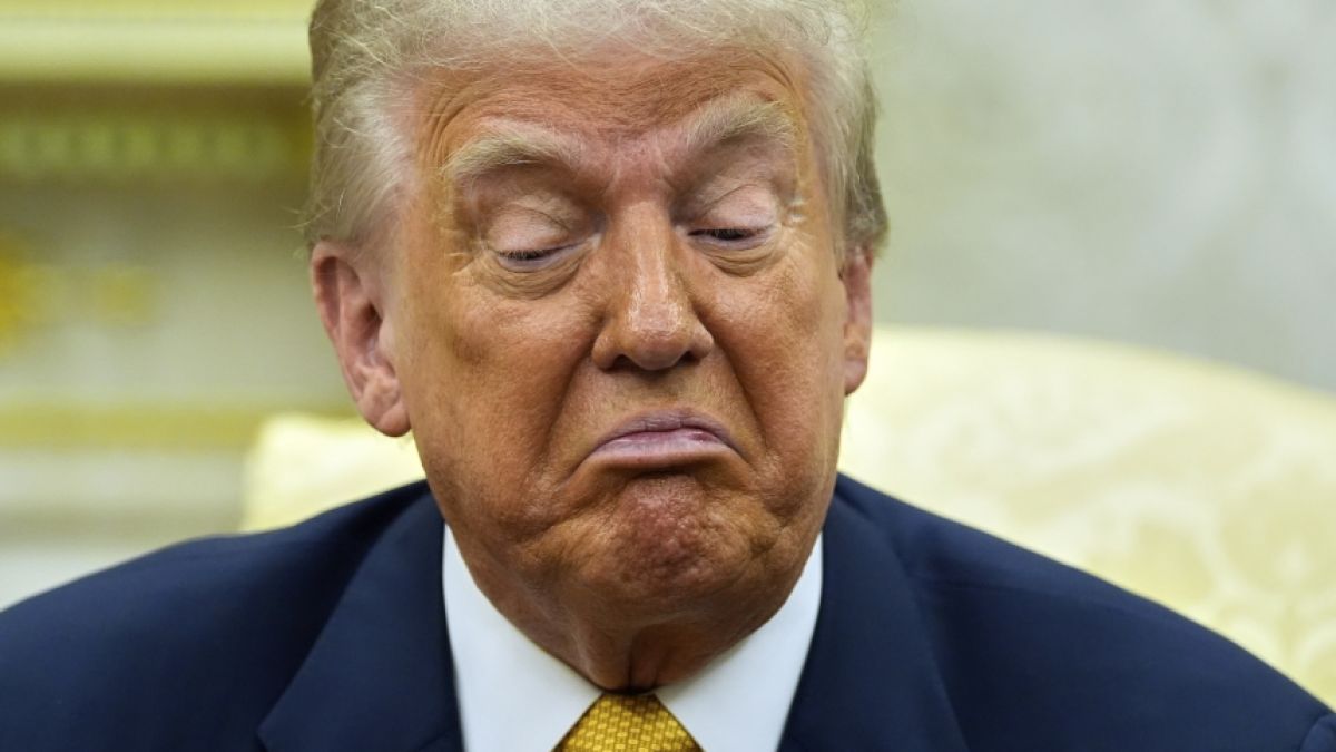 Um Donald Trump gab es wieder Doppelgänger-Gerüchte. (Foto)