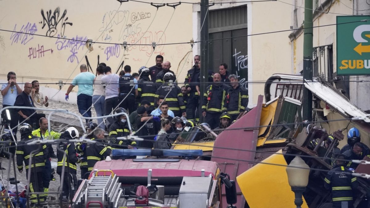 Bei einem Seilbahn-Unglück in Lissabon kamen 17 Menschen ums Leben. (Foto)