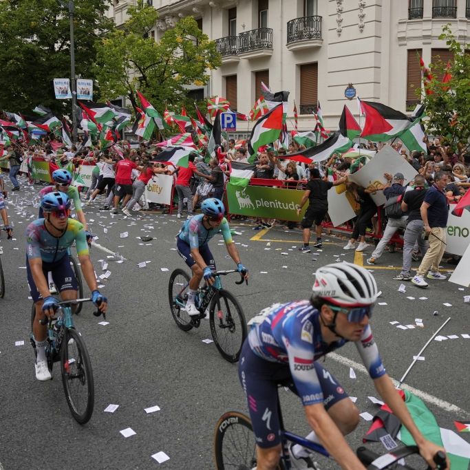 Erneut Pro-Palästina-Proteste bei der Vuelta: Etappe abgebrochen