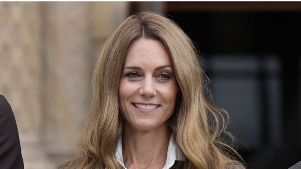 Noch deutlich blonder: So präsentierte sich Prinzessin Kate am 4. September. (Foto)