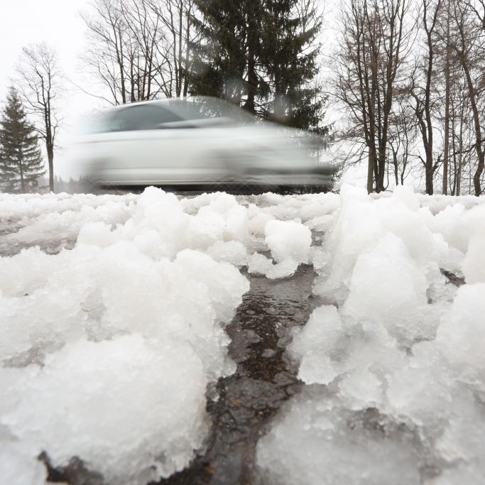 DWD erwartet starken Schneefall in mehreren Gemeinden