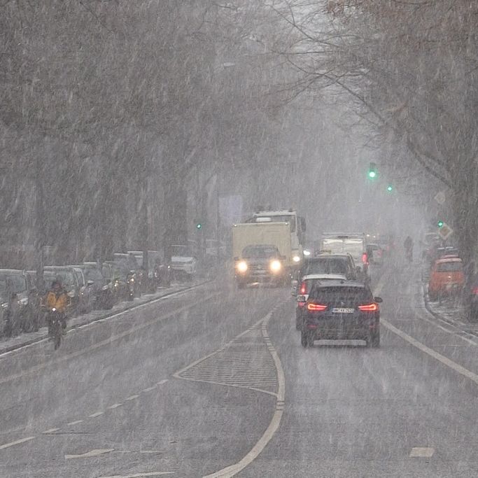 DWD warnt vor Schneefall am Freitag