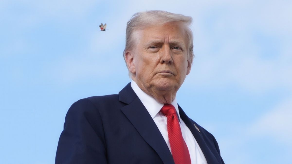 Als es um Charlie Kirk geht, redet Donald Trump plötzlich über Bauarbeiten. (Foto)