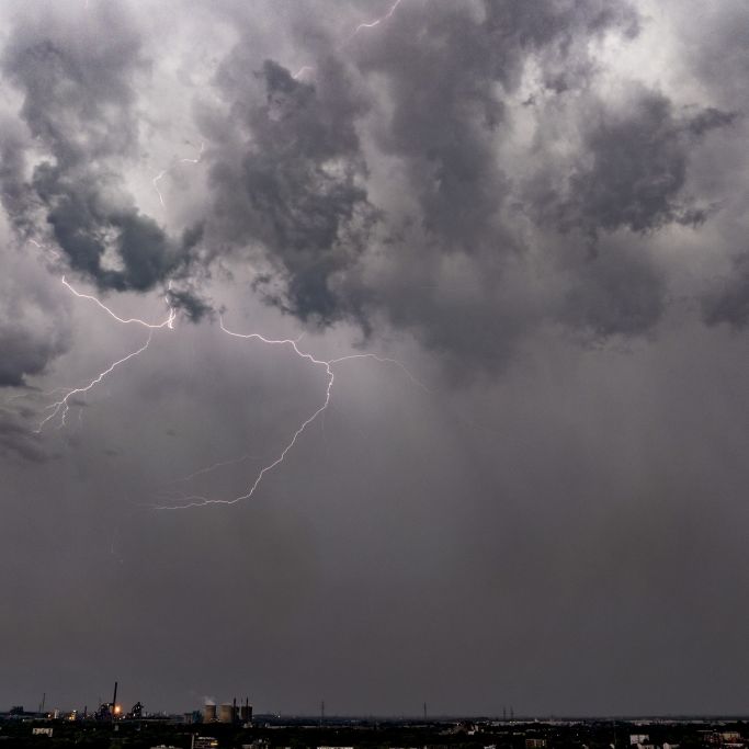 Vorsicht vor Gewittern am Dienstag