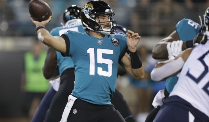 Gardener Minshew II wirft den Ball am 19.09.2019. (Symbolbild)