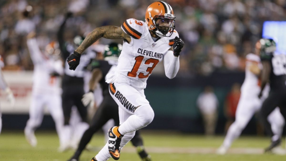 Odell Beckham rennt am 16.09.2019. (Symbolbild) (Foto)