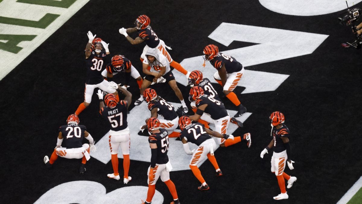 Die Bengals feiern am 13.02.2022. (Symbolbild) (Foto)