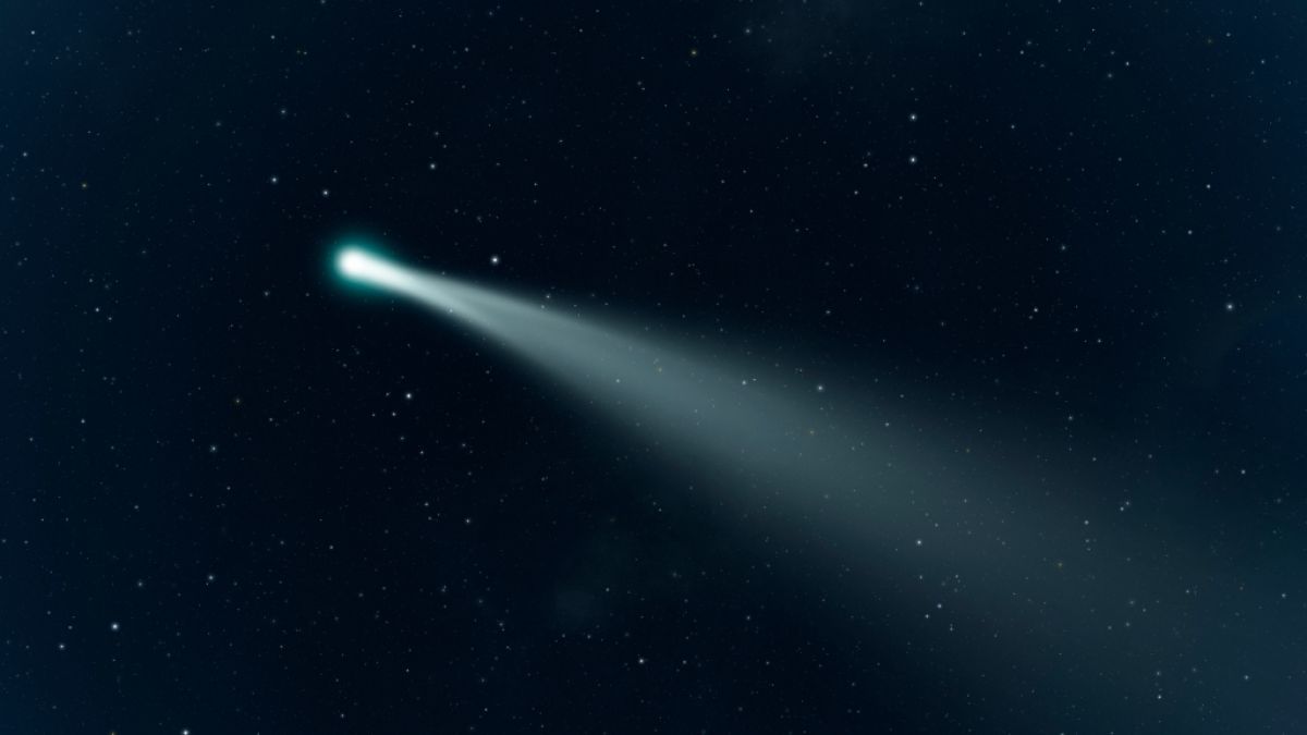 Im Oktober können Hobbyastronomen einen Komet am Himmel beobachten. (Foto)