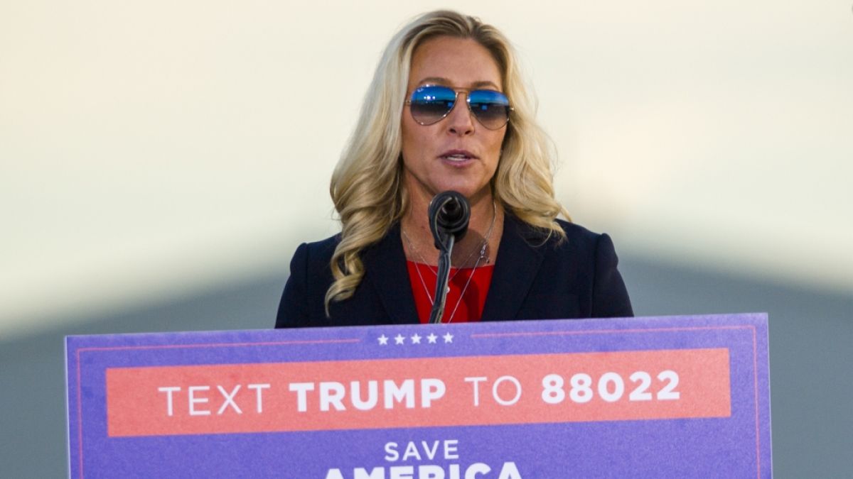 Marjorie Taylor Greene setzte einen mysteri&ouml;sen Post ab. (Foto)