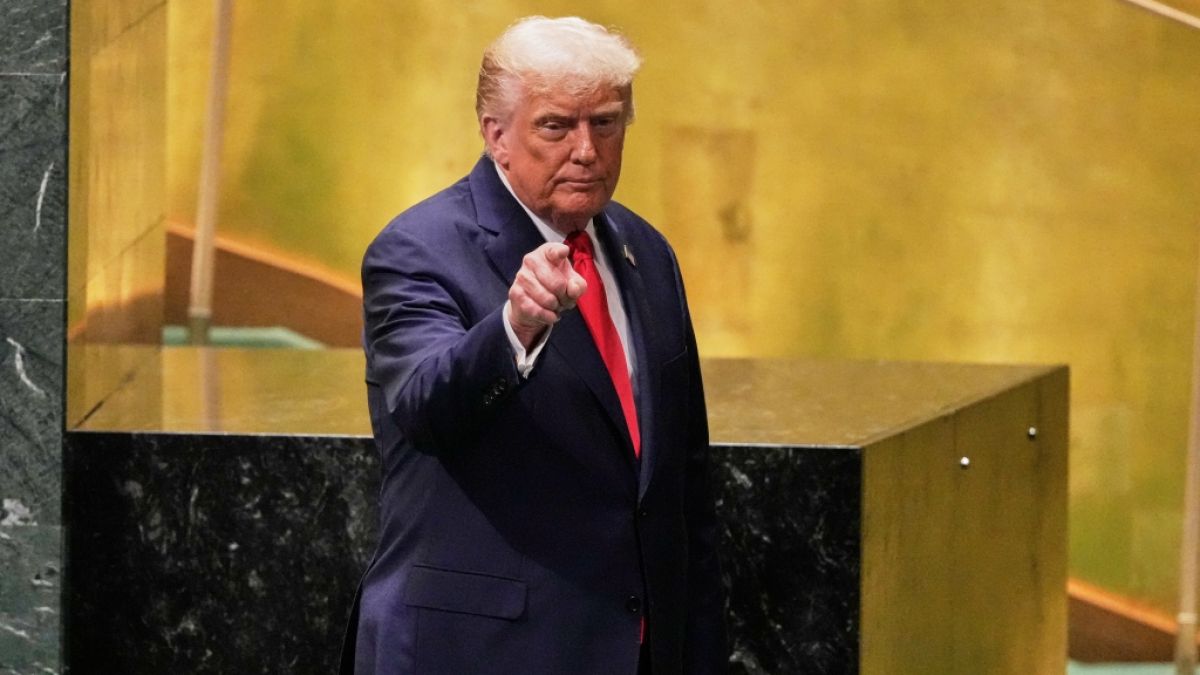 Donald Trump: Er spricht von einer Pandemie der Gewalt. (Foto)